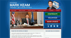 Desktop Screenshot of markkeam.com